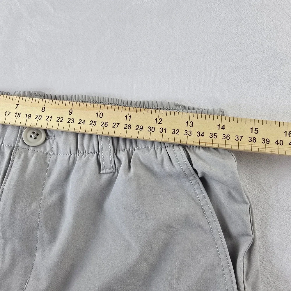 Rorie Whelan Golf Boys Gray Performance Shorts Size XXL 16 Elastic Waist‎ Casual